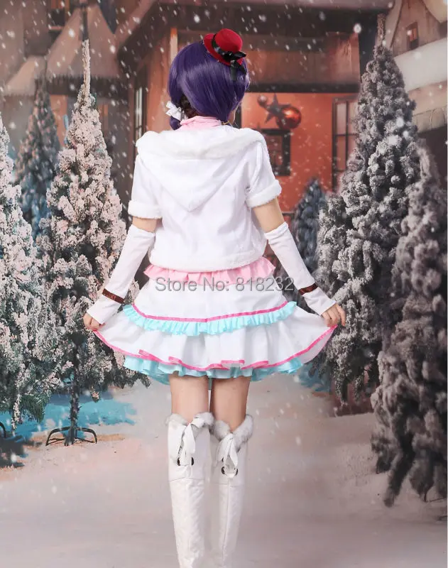 Nozomi Tojo Love Live School Idol Project Snow Halation Vest Tops Dress Uniform Outfit Anime Cosplay Costumes image 4