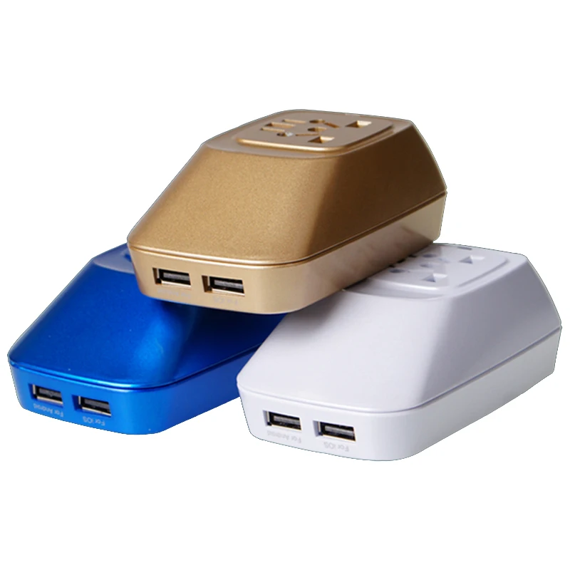 USB дорожный переключатель штепсельной вилки преобразователь заряда