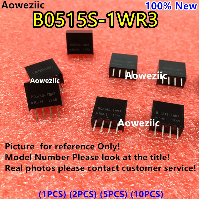 

Aoweziic (1 шт.) (2 шт.) (5 шт.) (10 шт.) B0515S-1WR3 новый оригинальный SIP4 Вход: 5 В Выход: 15 в 0,066a DC-DC кв изолятор напряжения