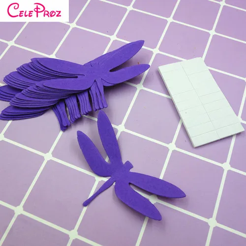 Purple 20 шт 3D бумажная наклейка на стену с бабочкой, Декор, бабочки, художественная наклейка, s на домашнюю стену, холодильник, сделай сам, бумажные украшения, принадлежности - Цвет: Purple