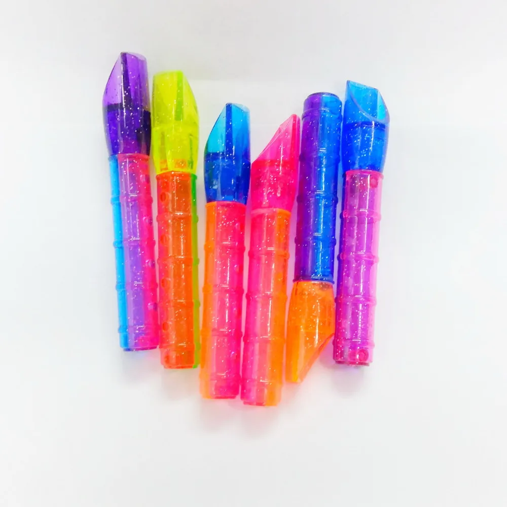48 шт. E399 красочный звук Kazoos свисток слайд флейта наполнитель Birhday Вечеринка