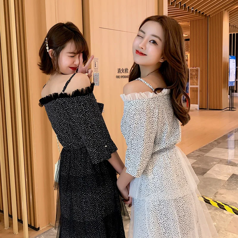 Платье BGTEEVER женское с оборками и вырезом лодочкой повседневное Сетчатое в