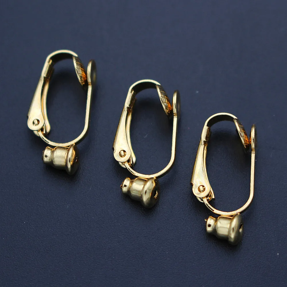 Серьги из нержавеющей стали, адаптер для людей, клипсы на серьги, сделай сам, инструмент для изготовления ювелирных изделий, фурнитура, клипсы для ушей, конвертер, не пирсинг