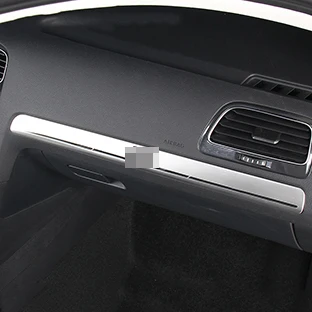Style D Для Volkswagen Golf 7 MK7 MK7.5 внутренняя верхняя крышка бардачка наклейка отделка блесток литье автомобиля Стайлинг - Название цвета: Style D