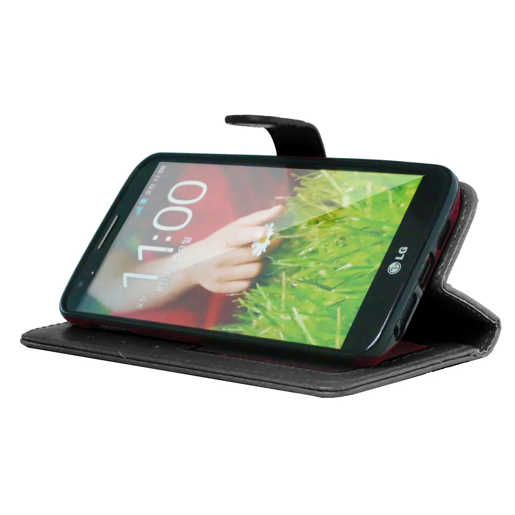 Роскошный кошелек для LG G2 G3 G4 Stylus L70 Optimus L90 Nexus 5 чехол для телефона флип-чехол из искусственной кожи с подставкой Держатель для карт