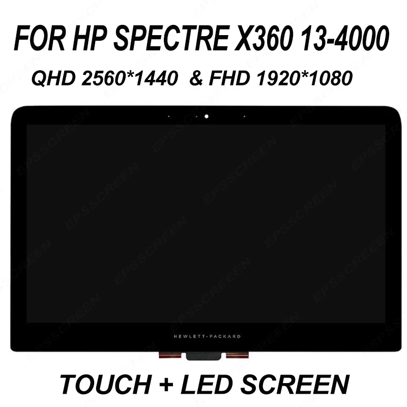 ЖК дисплей 13 3 ''с сенсорным экраном и дигитайзером для ноутбука HP Spectre x360 4000 series