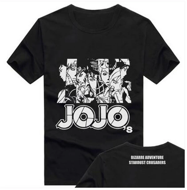 Аниме! приключения Джоджо Джонатан Joestar футболка 2017 новая мода лето унисекс