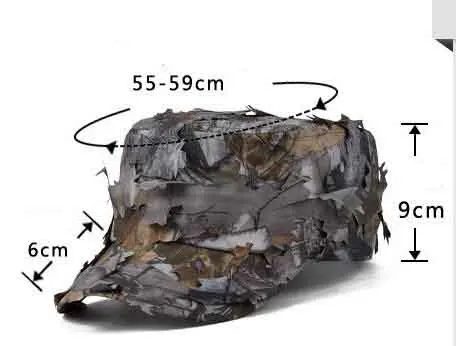 Кепка мужская камуфляжная тактическая плоская шапка с листьями леса Охотничья