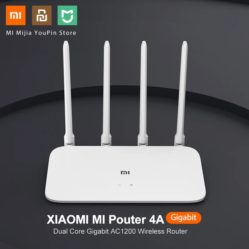 Роутер Xiaomi Mi 4A Gigabit Edition 2 4 ГГц + 5 Wi Fi 16 Мб ПЗУ 128 DDR3 с высоким коэффициентом усиления