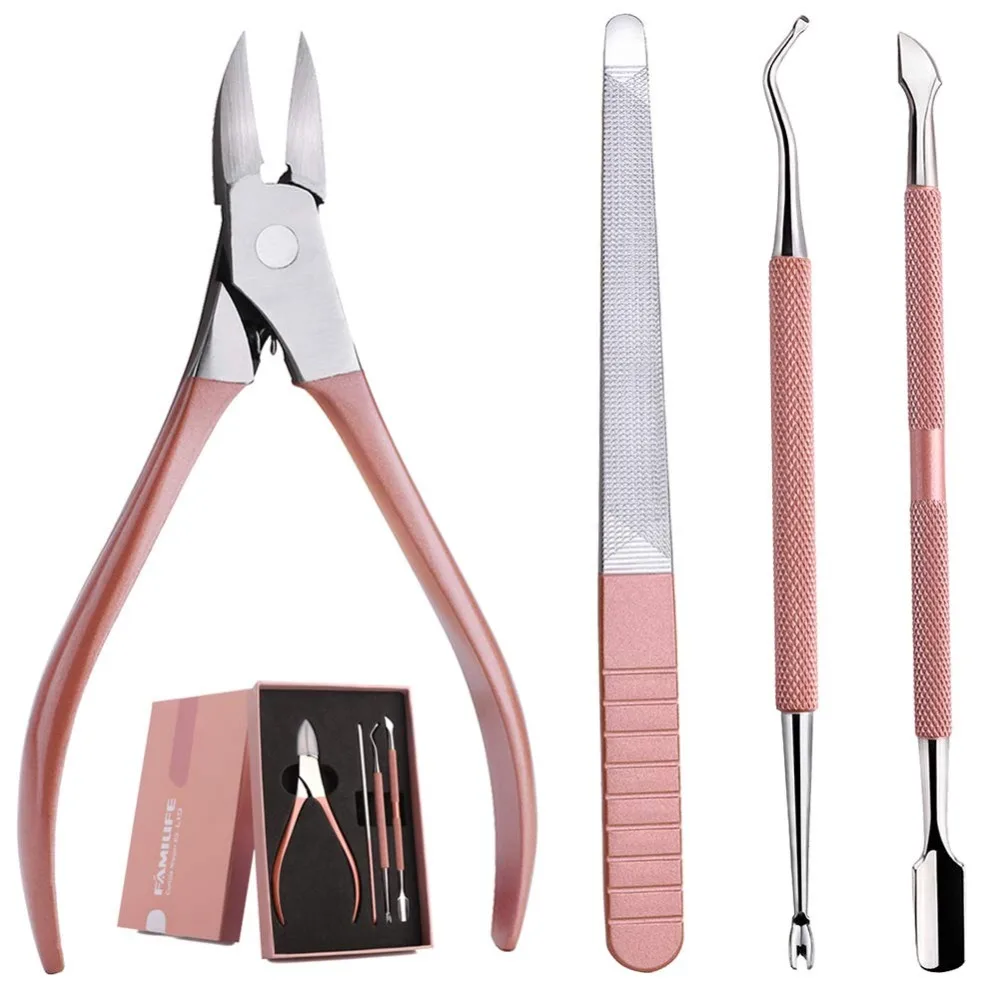 Набор насадок для кутикулы 4 шт. инструменты маникюра и педикюра вилка из