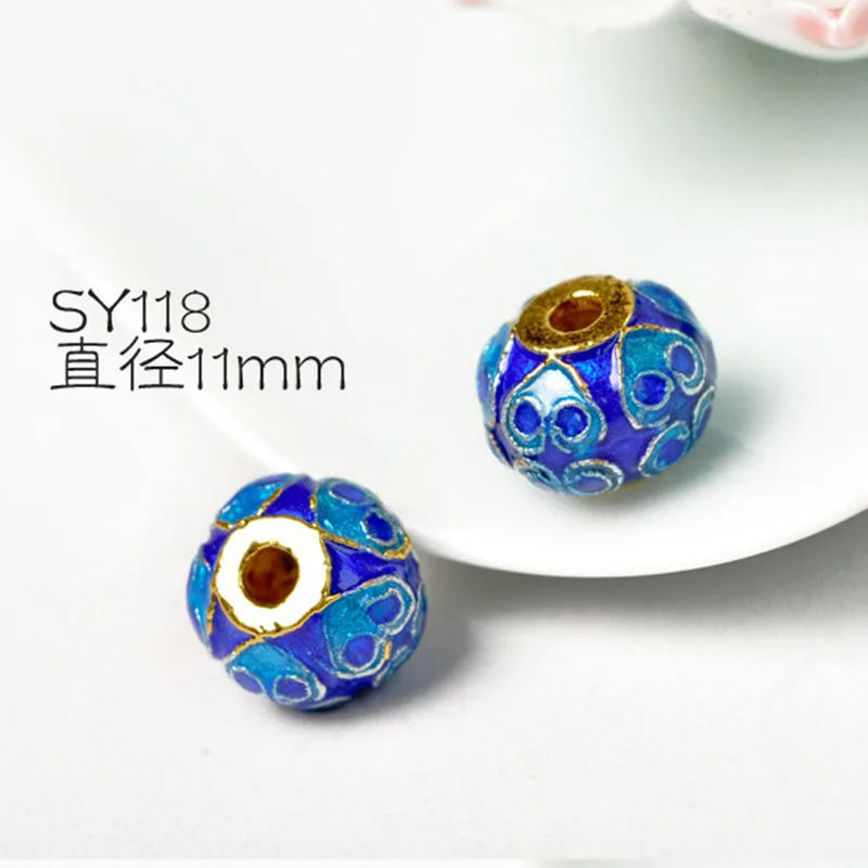 SY118 8 мм, 12 мм, 2 шт, Перегородчатые бусины,, металлические бусины, разделители из чистой латуни, свободные бусины, DIY аксессуары, браслеты, рукоделие - Цвет: SY118