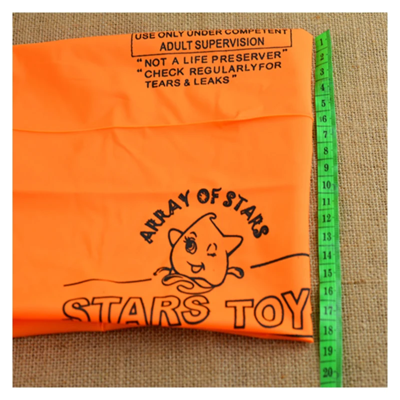 Пластиковые оранжевые тренировочные плавательные элементы газовый рот две