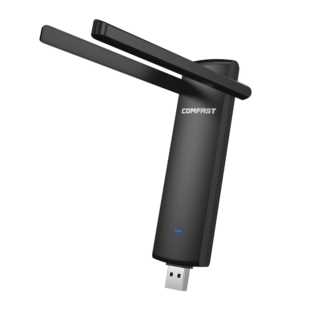 COMFAST Usb Wifi адаптер 1200 Мбит/с 2,4 ГГц+ 5,8 ГГц двухдиапазонный Wi-Fi ключ Plug And Play AC сетевая карта USB Wifi антенна CF-926AC