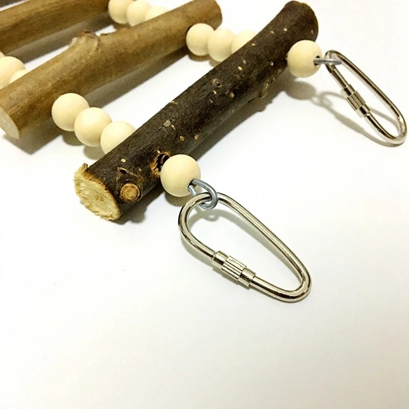 Животные птицы Попугай качели игрушки Лестница Для Скалолазания Деревянные