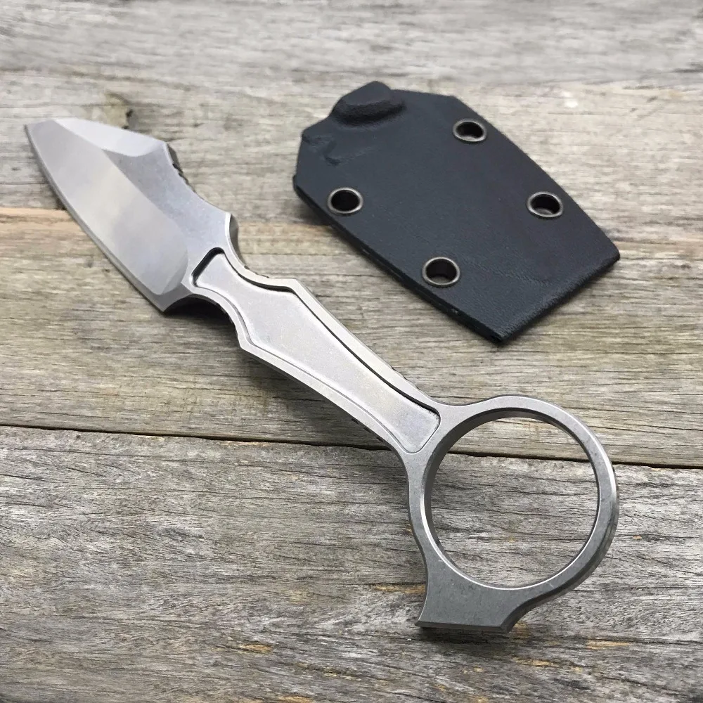 LDT GITFO охотничий нож D2 лезвие ручка с фиксированным лезвием Карманные охотничьи