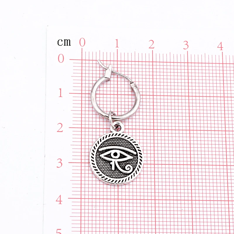 1 пара старинных племя глаза волк с подвеской серьги-кольца для женщин Уникальный