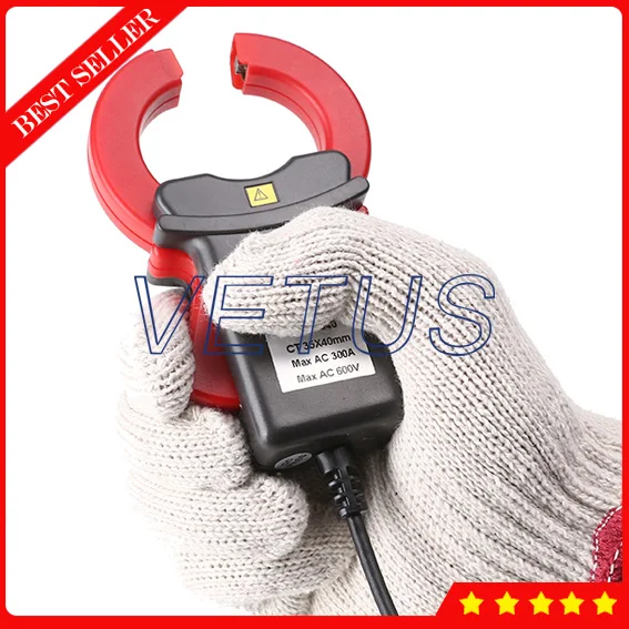 ETCR030D1 Зажим постоянного тока Датчик утечки с диапазоном от 0 0ма до 100мА Измерение