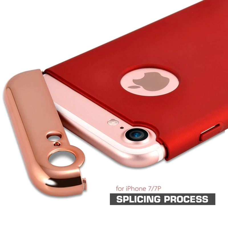 For iPhone 7 Plus Case Fashion Luxury Ultra Slim Hard PC Cover iPhone7 7Plus Hybrid Armor Logo Circle Shell |