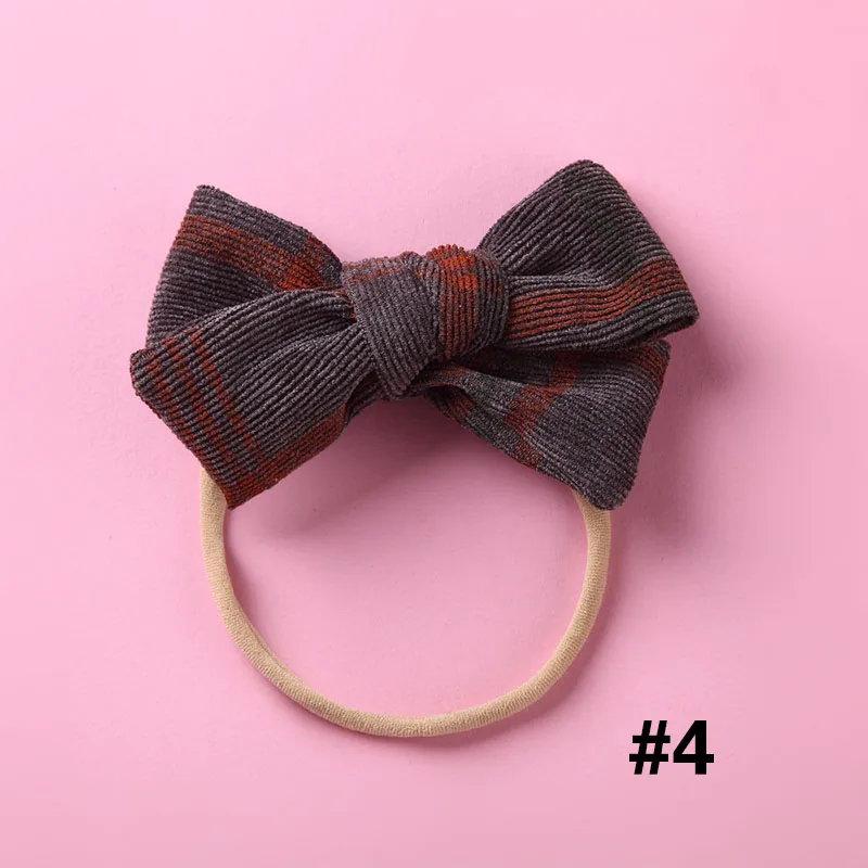 Hairbands-4 Детские Модные головные уборы для девочек, милые стильные заколки для волос, эластичные резинки для волос, повязки на голову ручной работы в горошек, заколки для волос аксессуары - Цвет: Hairbands-4