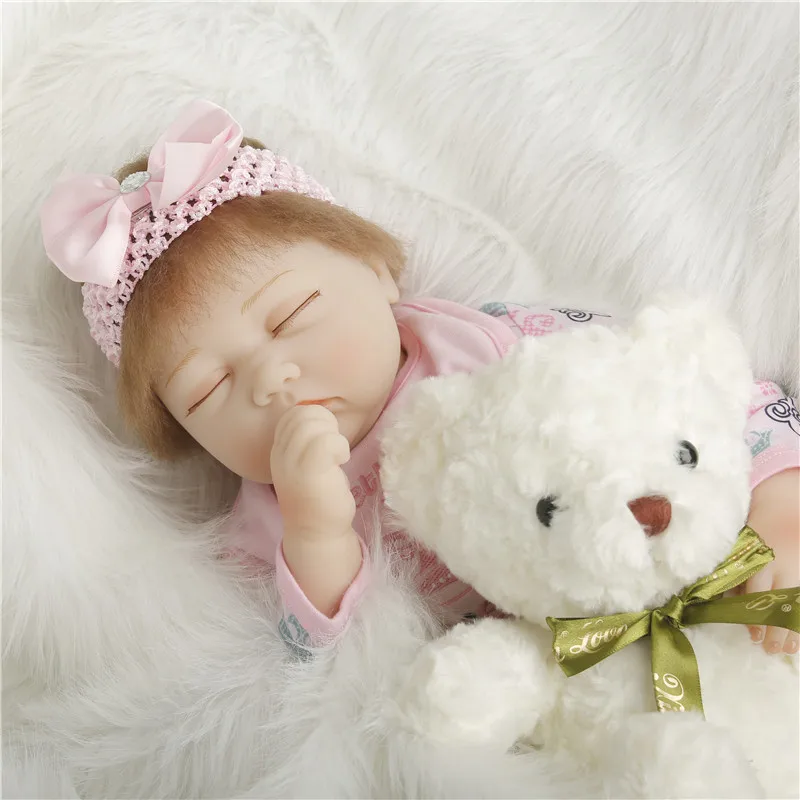 SanyDoll 22 дюйма 55 см силиконовые куклы для новорожденных Реалистичная кукла