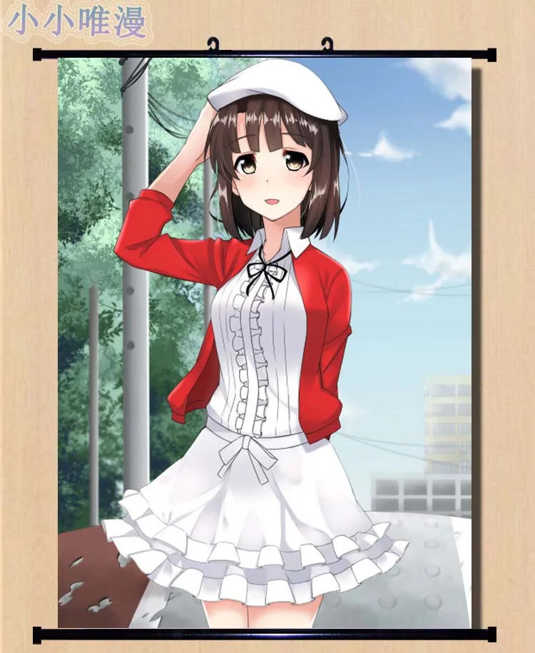 Японское аниме Saekano Saenai хироин no Sodatekata сексуальная девушка Katou Megumi домашний Декор