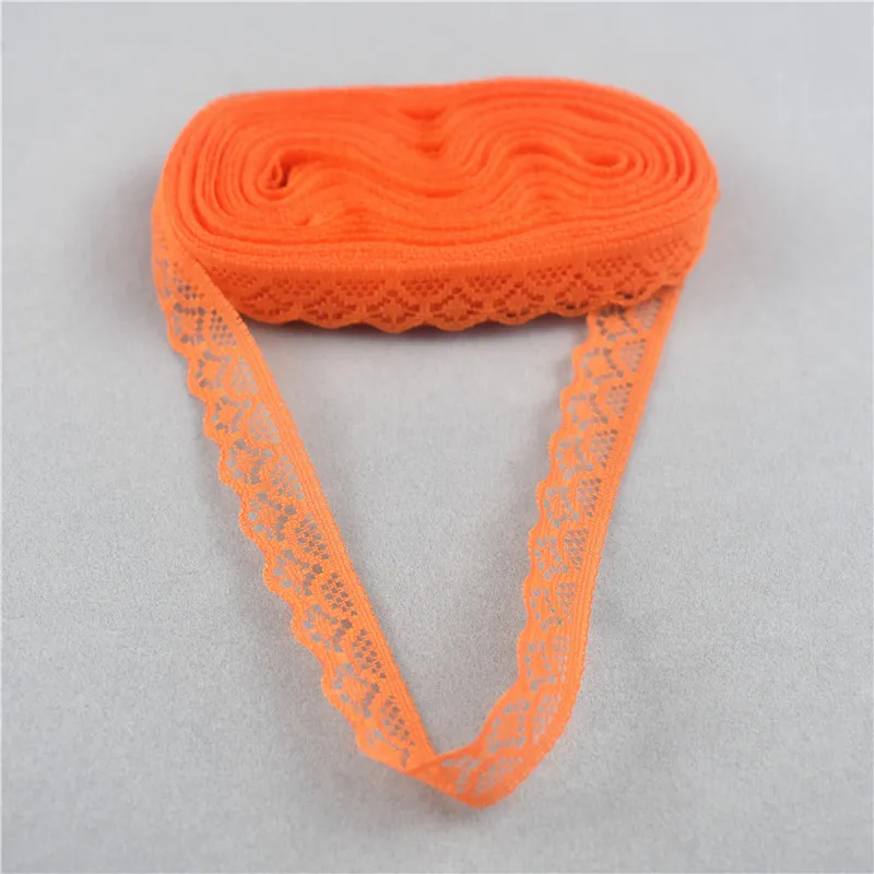 Deep Orange Новинка! Африканская кружевная ткань 1,4 см, самодельные Украшения/аксессуары/цветочные аксессуары, свадьба/одежда/кружевная лента подарочная упаковка и т. Д - Цвет: Deep Orange