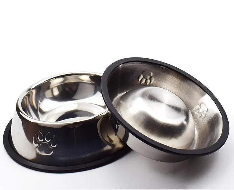 Новые миски для собак и кошек из нержавеющей стали дорожный Фидер кормления вода