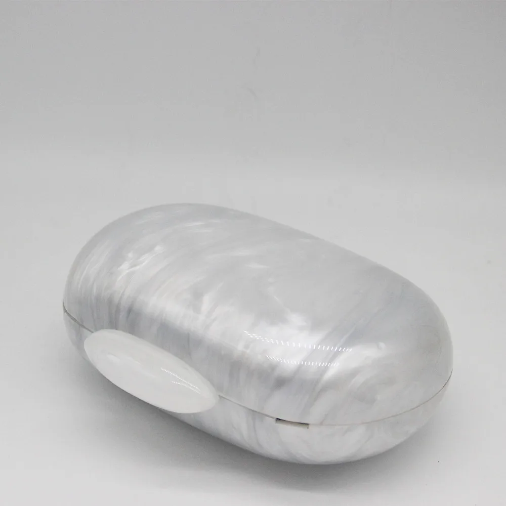 Новый брендовый модный кошелек для женщин акриловые милые круглые мраморные