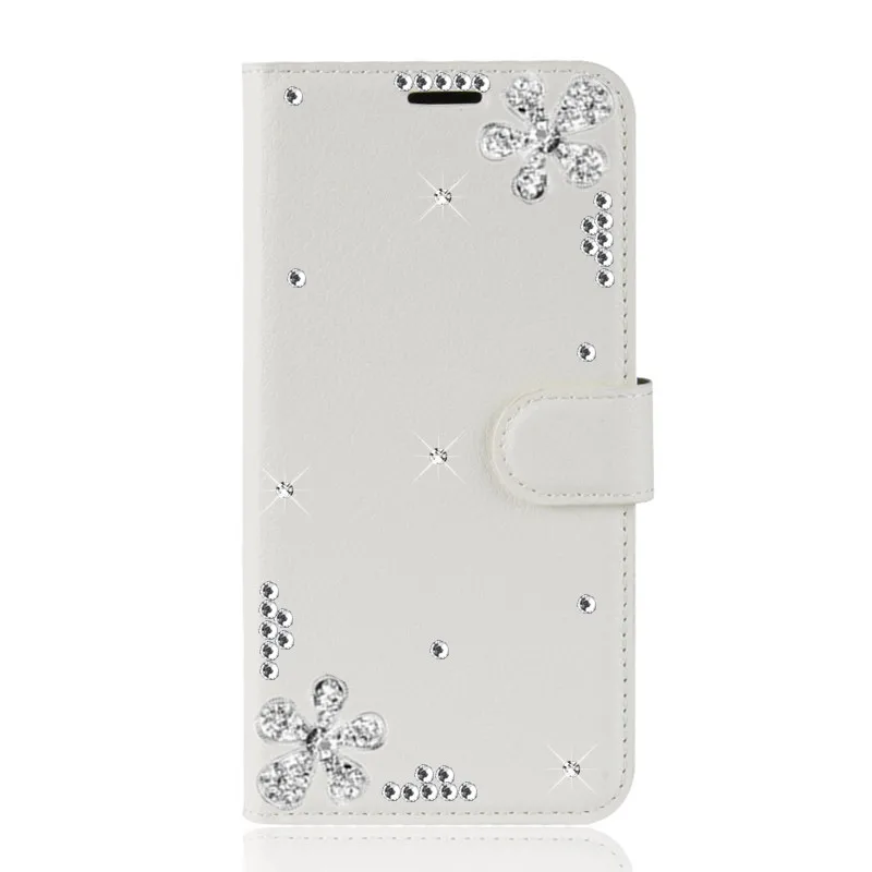 Кожаный бумажник diy Алмазный Рождественский чехол для Xiaomi 8 SE 5X 6X A1 A2 Mix 2S Pocophone F1 Redmi
