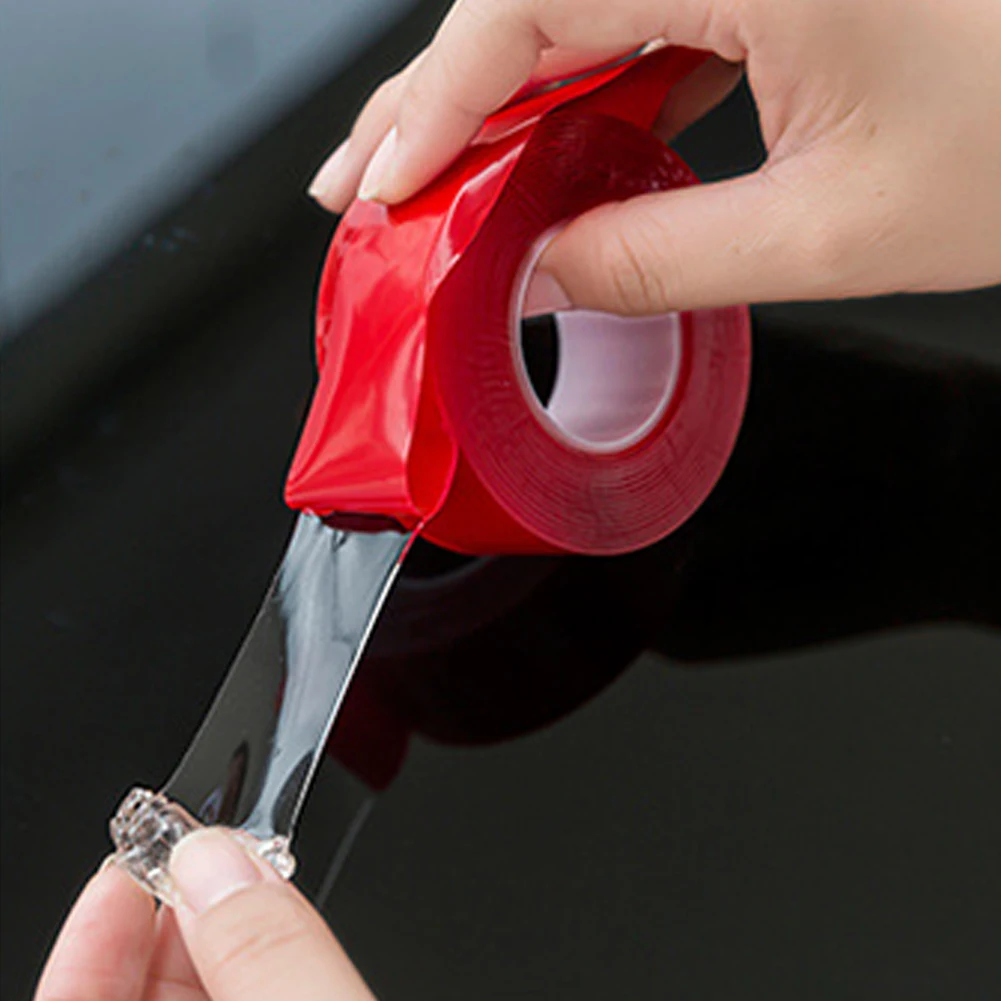 Transparent Double Sided Tape Household Wall Hangings Adhesive Car Sticker Glue Tapes Auto 15mmX3m/30mmX3m | Обустройство дома