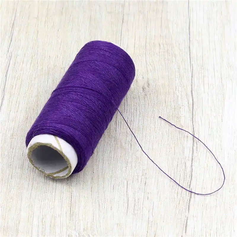 Нить швейная темно-фиолетовая 2 шт. 100% полиэфирная 300 м | Дом и сад
