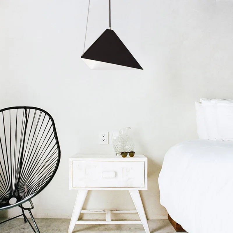 Nordic style Geometry Design Restaurant Simple Modern Personality Art Bar Adjustable Angle Iron Pendent lamp Hanging | Лампы и
