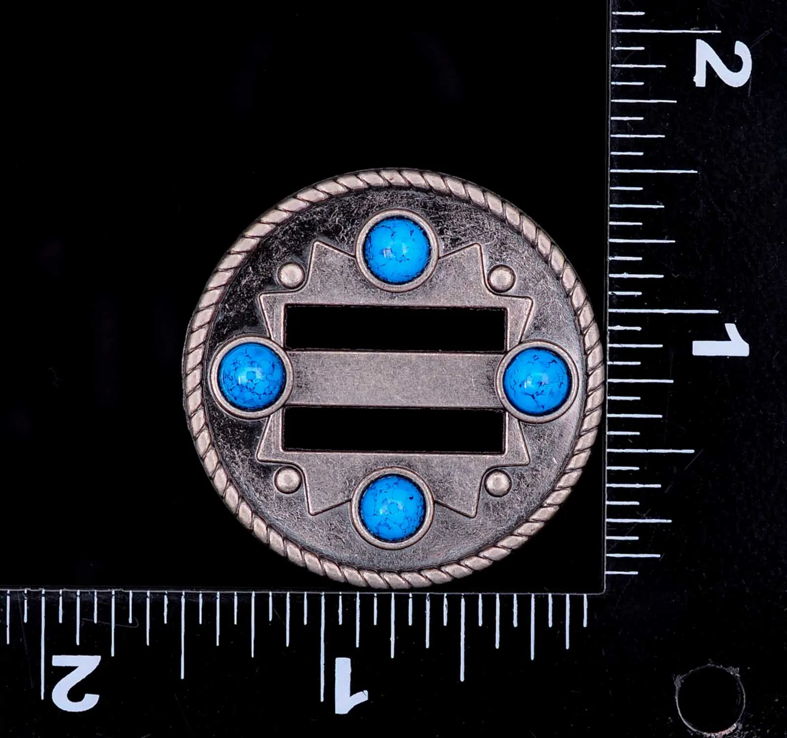 10X модные бирюзовые бусины Западный ковбойский лошадь седло зажим головной убор