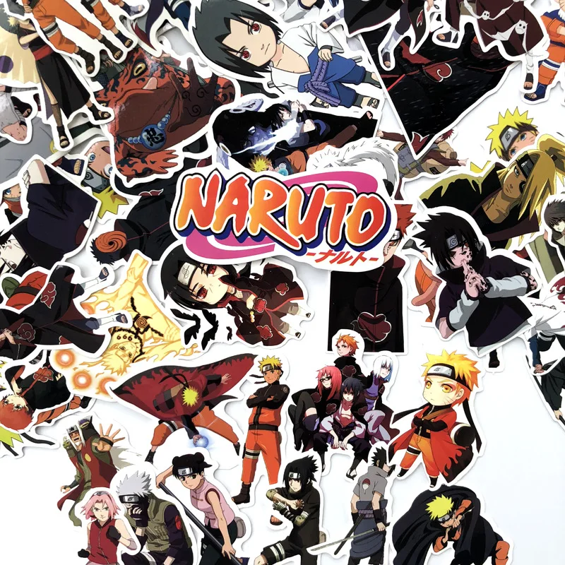 Мультяшная наклейка 63 naruto Grafii для ноутбуков скейтбордов Macbook чемоданов на