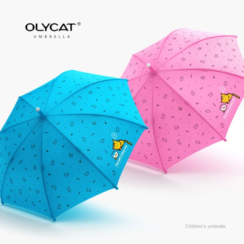 Милый длинный зонтик OLYCAT с героями мультфильмов детский в стиле аниме для