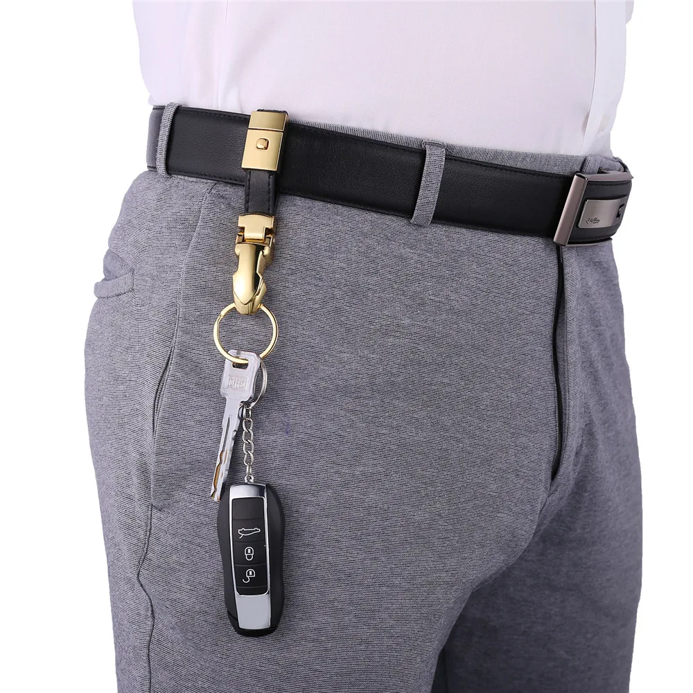 Обувь из натуральной кожи золотого цвета брелки для ключей мужчин в фирменной