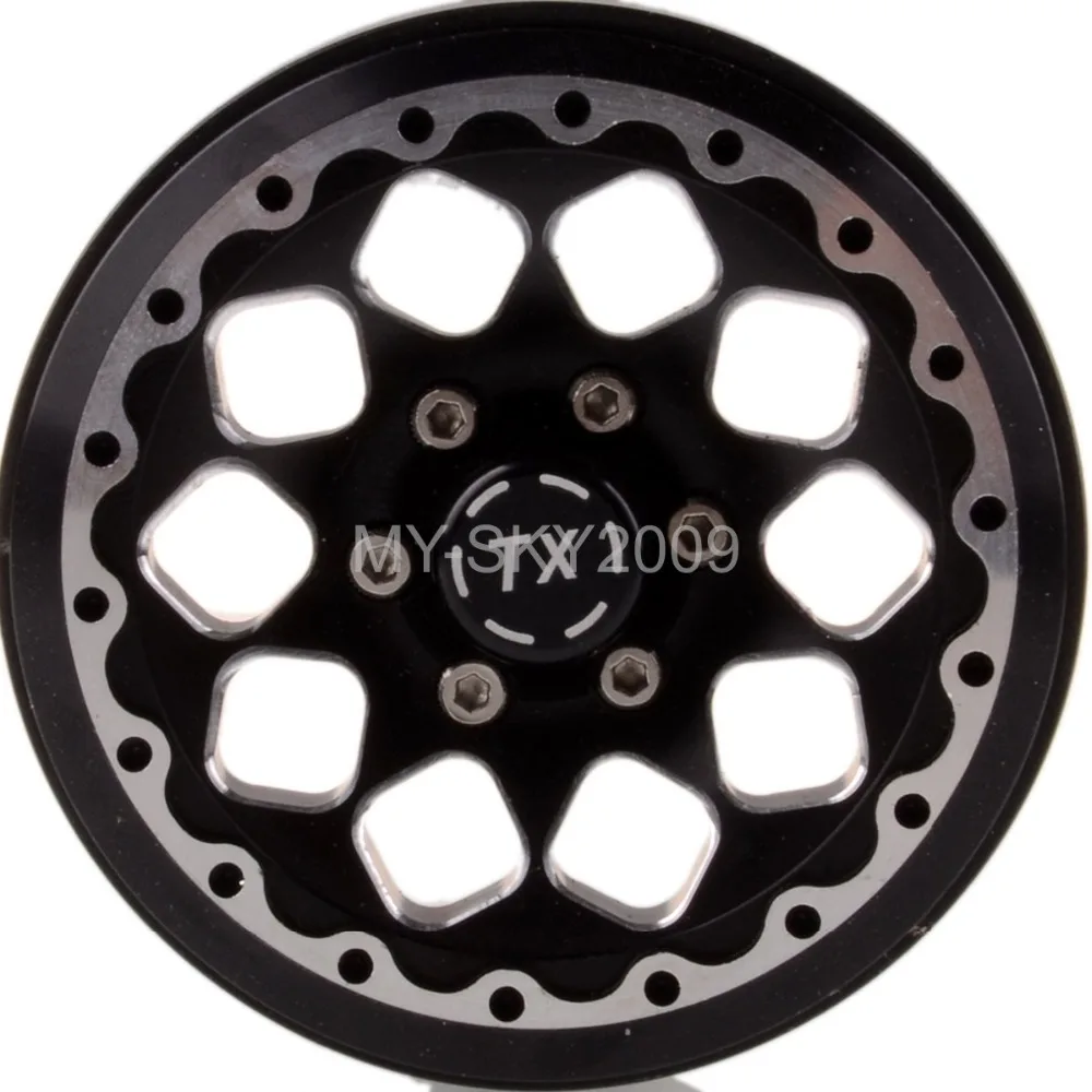 4 шт. алюминиевый Beadlocks 1 9 &quotобод колеса 1065 для 1:10 RC внедорожный Грузовик Джип Buugy