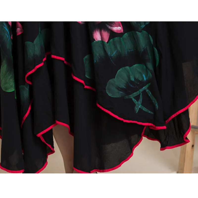 Брендовые летние юбки женская мода вышивка качество для пляжа девушек хлопок