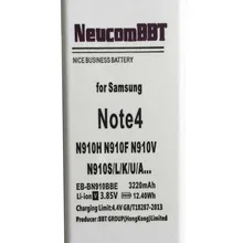 EB N910BBE аккумулятор для Samsung Note 4 note4 N910F N910H N910V N910S N910A N910U n910l n910k 3220mAh