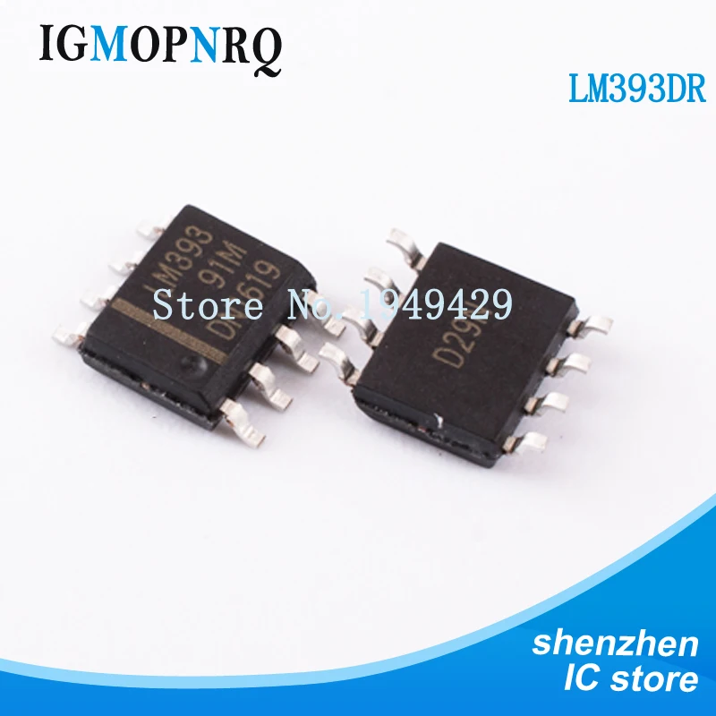 20 шт. Бесплатная доставка LM393 LM393DR LM393D соп 8 компараторы двойной дифференциальный