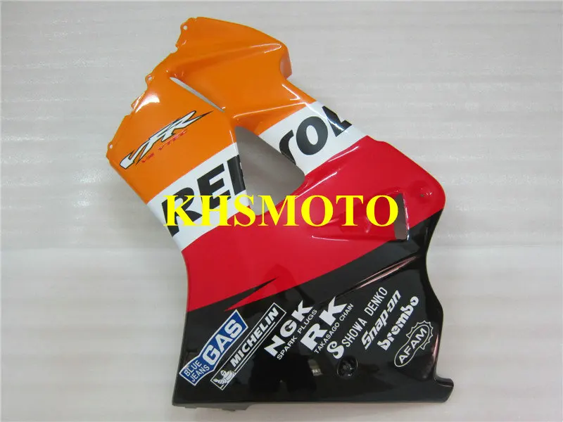 Мотоцикл обтекатель комплект для HONDA VFR800 98 99 00 01 VFR 800 1998 1999 2000 2001 ABS красные, оранжевые черные обтекатели комплект+ подарки HM11