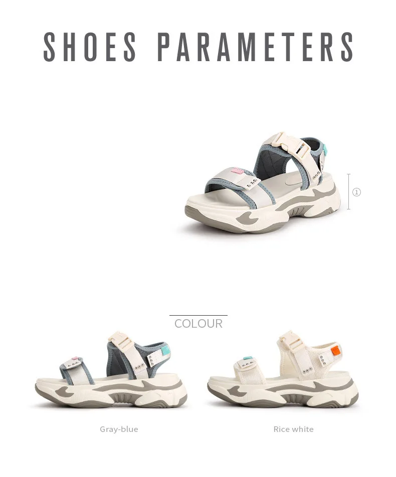 Sandalias mujer; коллекция года; белая обувь; женские сандалии на массивной платформе; zapatos de mujer; летние модные пляжные сандалии; женская обувь бежевого цвета