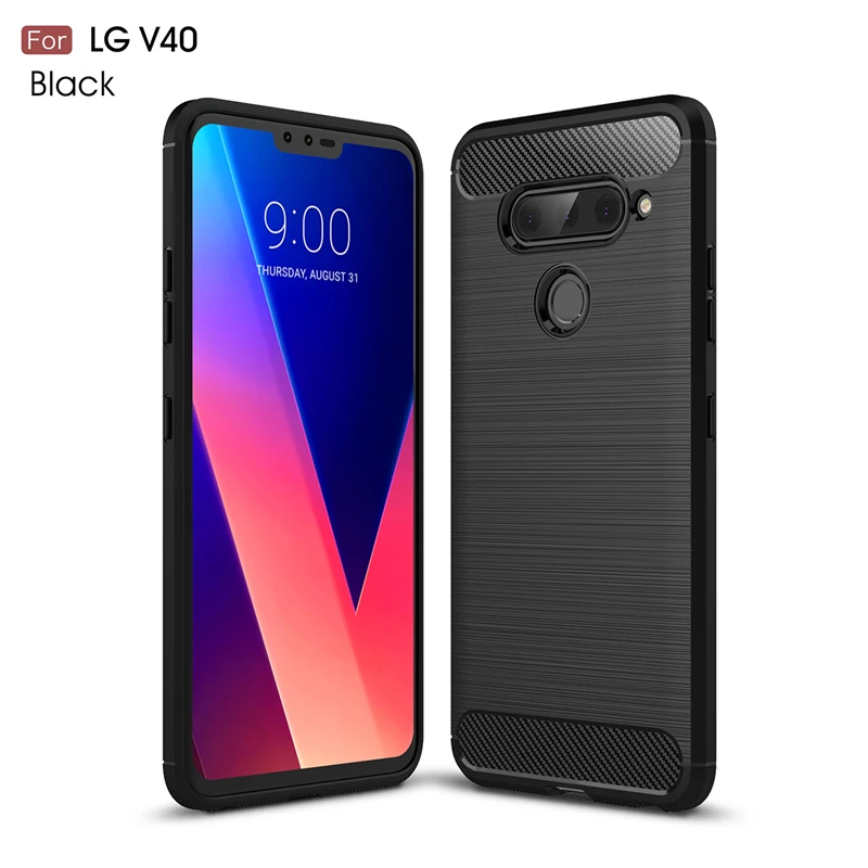 Чехол для LG V40 ThinQ Core силиконовый резиновый защитный чехол мягкий телефона
