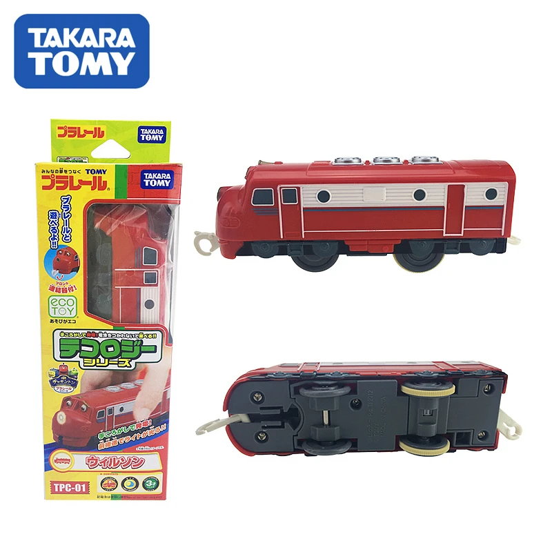 Takara Tomy Chuggington Wilson TCP 01 plaarail leverage серия Биологии модель игрушечного поезда не