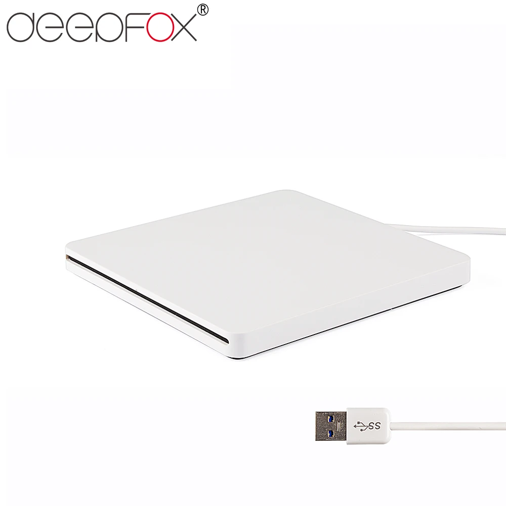 Супертонкий внешний разъем DeepFox для DVD RW корпус USB 3 0 оптический привод SATA 9 5 мм