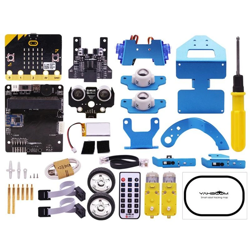 Yahboom HelloBot micro: bit STEM умный робот автомобиль обучающая игрушка с микро: битовая