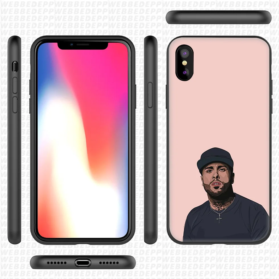 Мягкий силиконовый чехол WEBBEDEPP Nicky Jam Для iPhone 11 Pro Xr Xs Max X или 10 8 7 6 6S Plus 5 5S SE Case |