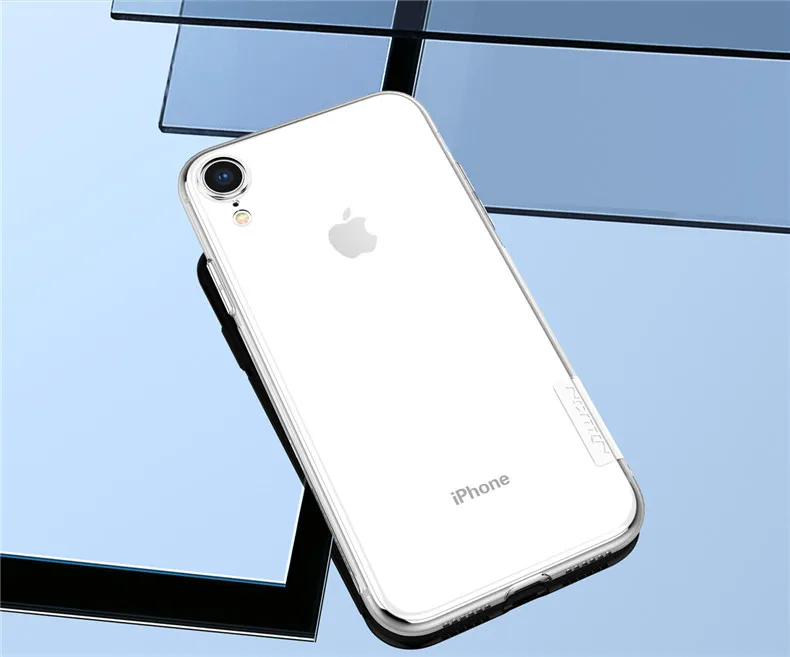Nillkin Ультра тонкий силикон чехол для Apple iPhone XR задняя крышка оболочка для Apple iPhone XR TPU мягкие чехлы