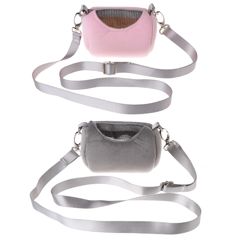 

Small Pet Travel Bag Hamster Carrier Breathable Shoulder Strap Outdoor Portable