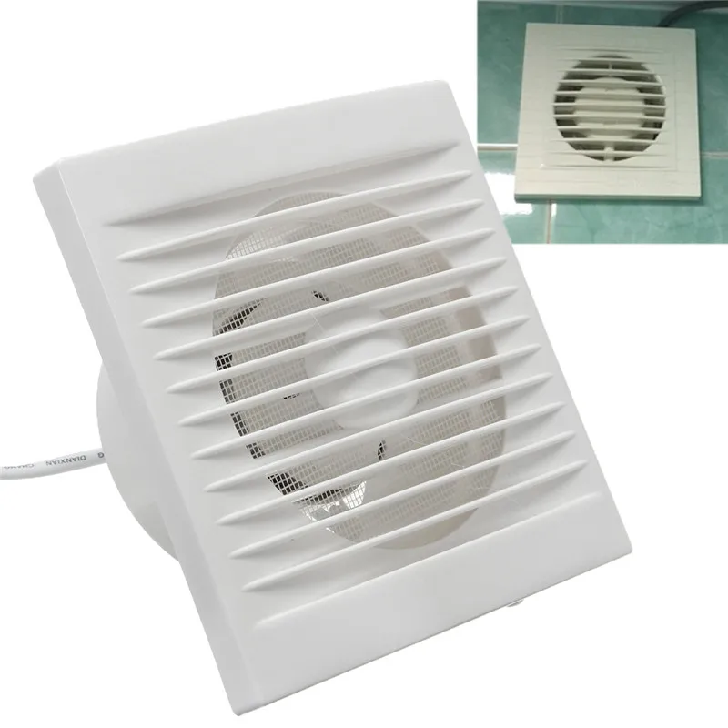 220V 4 дюйма 6 дюймов настенный белый Ventilador небольшой вентилятор вытяжка вытяжной